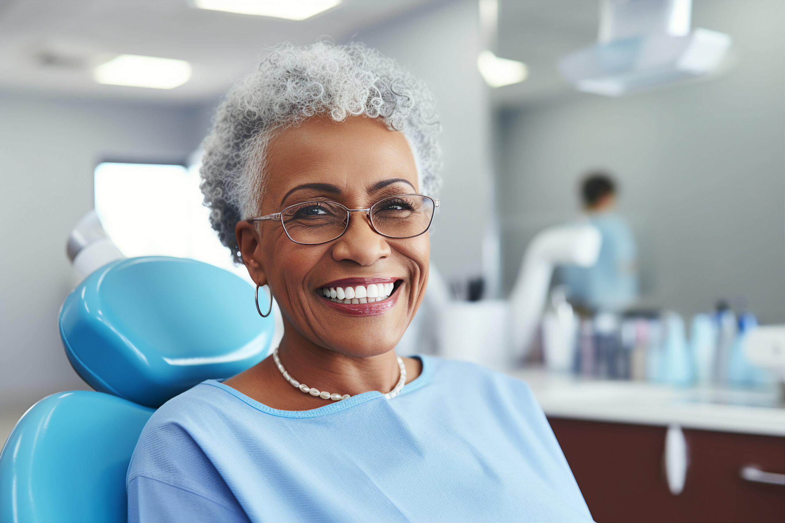 All-on-4 dental implants patient in Wakefield MA